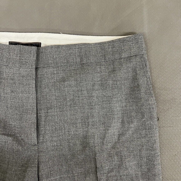 New BCBG Max Azria Womens 12 Med Heather Grey Carla Slim Flare Dress Trouser FS - Picture 2 of 12